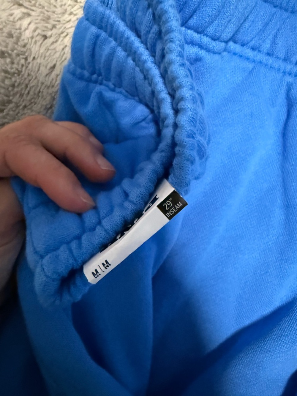 PINK Victoria's Secret Blue "Don't Be Salty" Kids Sweatpants - Picture 4 of 5